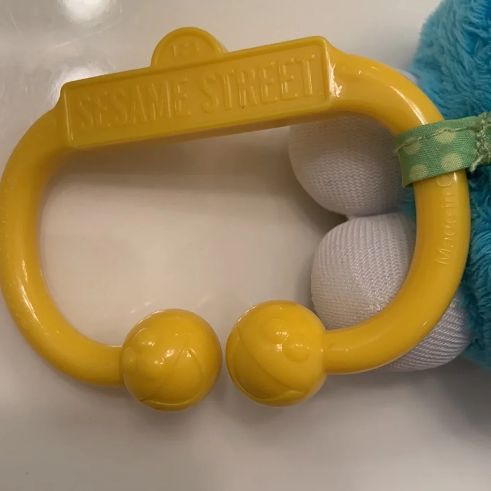 Sesame Street Blue Cookie Monster Plush Baby Teether